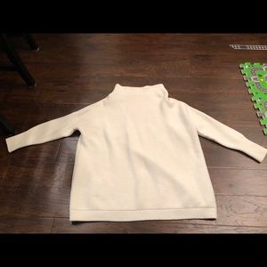 Free People Ottoman Sweater Tunic Cream Size Small